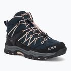 Scarponi da trekking per bambini CMP Rigel Mid Wp asfalto/rosa