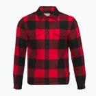Woolrich Alaskan Wool Check Overshirt Uomo antracite bufalo rosso bufalo