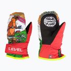 Level Animal pk guanti da sci arcobaleno per bambini
