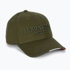 Cappello da baseball verde militare da uomo Aeronautica Militare Basic con aquila in metallo