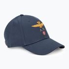 Cappello da baseball da uomo Aeronautica Militare in cotone con logo blu navy