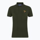 Polo Aeronautica Militare Essential verde scuro da uomo