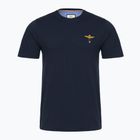 T-shirt uomo Aeronautica Militare 252TS1580UJ00372 Basic Crewneck blu navy