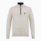 Maglione da uomo Aeronautica Militare 1/2 Zip stone melange