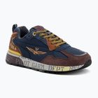 Scarpe da uomo Aeronautica Militare 252SC0276UCT03546 multicolor navy blue/burnt/burgundy