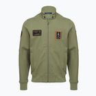 Felpa da uomo Aeronautica Militare FE2102UF00679 FZ lichen green