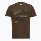 Maglietta da uomo Aeronautica Militare TS2535UJ00641 chestnut brown