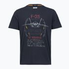 Maglietta da uomo Aeronautica Militare TS2536UJ00641 navy blue