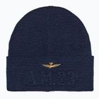 Berretto invernale da uomo Czapka Aeronautica Militare 262CU0099UL00949 Blu Navy
