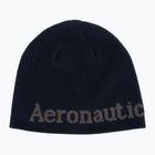 Berretto invernale da uomo Czapka Aeronautica Militare 262CU0093UL00450 Blu Navy