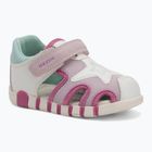 Sandali Geox Iupidoo bianco/fucsia per bambini