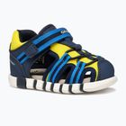 Geox Iupidoo sandali per bambini blu/giallo fluo