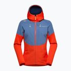 Felpa La Sportiva Session Tech Hoody donna pomodoro ciliegia/luce di luna