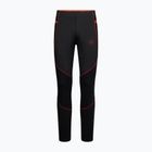 Leggings da corsa La Sportiva uomo Primal nero/pomodoro ciliegia