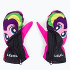 Level Lucky Mitt 2021 pk guanto da sci per bambini arcobaleno