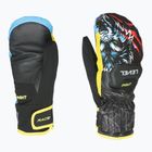 Guanti da sci Level Race Replica Mitt black/yellow