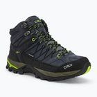 Stivali da trekking da uomo CMP Rigel Mid grigio/giallo fluo