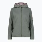 Felpa trekking donna CMP Zip Hood salvia/jade