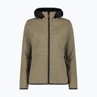 Felpa donna CMP 34H2876 sesamo/ antracite
