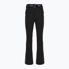 Pantaloni da sci donna EA7 Emporio Armani Ski Kitzbuhel Softshell a vita alta nero