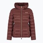 Giacca donna EA7 Emporio Armani Train Core Plus Eco Down Medium imbottita color porpora
