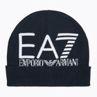 EA7 Emporio Armani Mountain Visibility Beanie berretto invernale blu/bianco