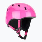 Casco da sci per bambini Briko Makalu Jr shiny pink/white
