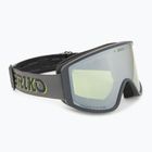 Maschera da sci Briko Pulse white gray/yellow
