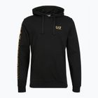 Emporio Armani Uomo EA7 Train Logo Series Extended Logo Hoodie nero / oro