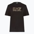 Maglietta donna EA7 Emporio Armani Train Visibility nero/oro