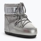 Donna Moon Boot Icon Low Glance argento stivali da neve