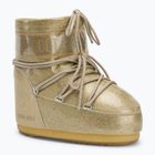 Donna Moon Boot Icon Low Glitter oro stivali da neve