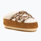 Moon Boot Mule Stivali in shearling whisky/bianco sporco