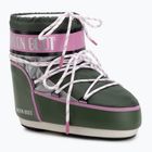 Stivali da neve da donna Moon Boot Icon Low Space Racing verde bosco/argento/rosa