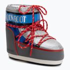 Donna Moon Boot Icon Low Space Racing argento/blu/rosso stivali da neve