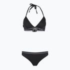 Costume da bagno due pezzi donna EA7 Emporio Armani Logo Tape Bikini Triangle nero