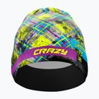 Cappellino da corsa Crazy Spire stampato giallo scozzese