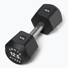 Manubrio Centr Urethane Dumbbell Centr x Hyrox 12,5 kg black