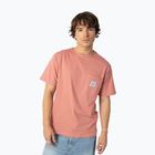 T-shirt da uomo Kaotiko Pocket Flower Society salmone