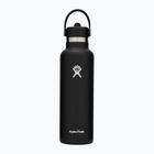 Bottiglia termica Hydro Flask Standard Flex Straw 620 ml nero