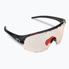 Occhiali da sole fotocromatici Tifosi Sledge Lite Fototec nero opaco/rosso carbone