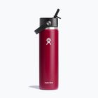 Bottiglia termica Hydro Flask Wide Flex Straw da 710 ml, frutti di bosco