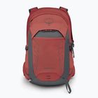 Zaino da escursionismo Osprey Tempest 22 l rosso pampa/grigio carbone da donna