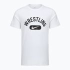 T-shirt da uomo Nike Wrestling Disc DFC white/black