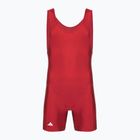 Canotta uomo adidas 3 Stripe Singlet red/white