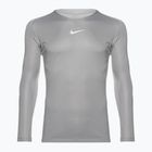 Uomo Nike Dri-FIT Park First Layer LS manica lunga termica grigio peltro/bianco