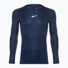 Uomo Nike Dri-FIT Park First Layer LS, manica lunga termica blu notte/bianca