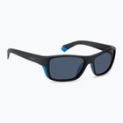Occhiali da sole Polaroid PLD 7046/S nero azzurro/blu polarizzati da uomo