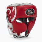 Casco da boxe Rival RHG100 Professional Headgear rosso/argento