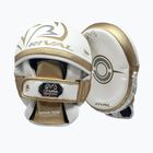 Guanti da boxe professionali Rival bianco/oro per allenatori